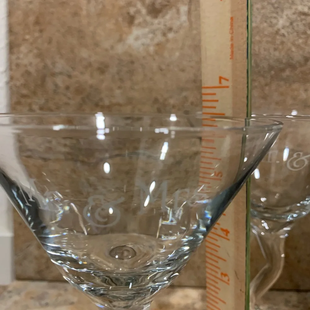 Mr. & Mrs. toasting glasses